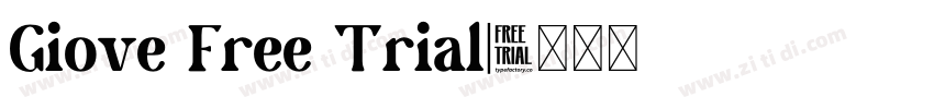 Giove Free Trial字体转换